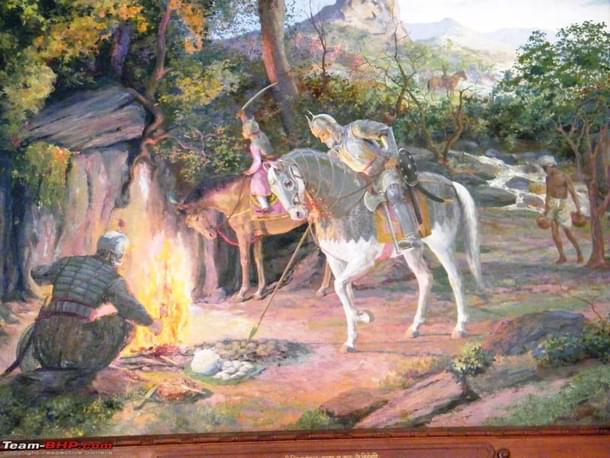 A painting of Durgadas Rathore by the German artist Archibald H Muller (Wikipedia)